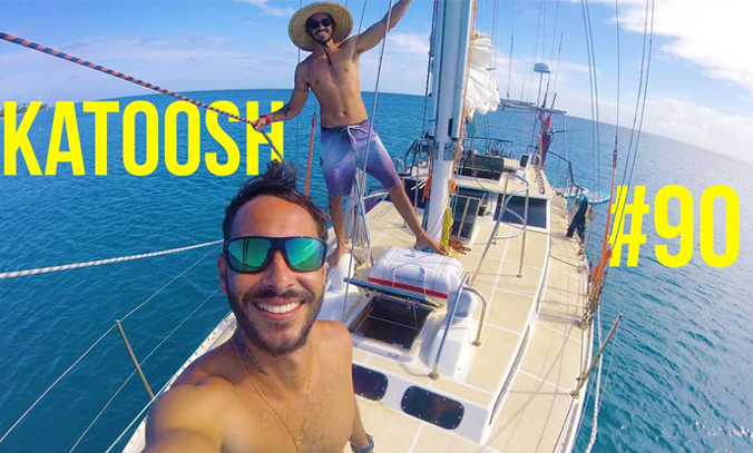 Veleiro Katoosh sem leme no Pacfico | #SAL #90